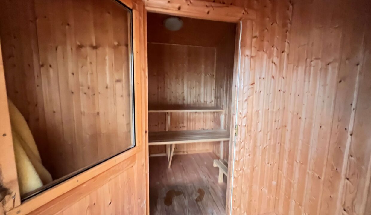 Sauna im Gartenhaus