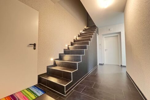 Treppe zum Dachgeschoss