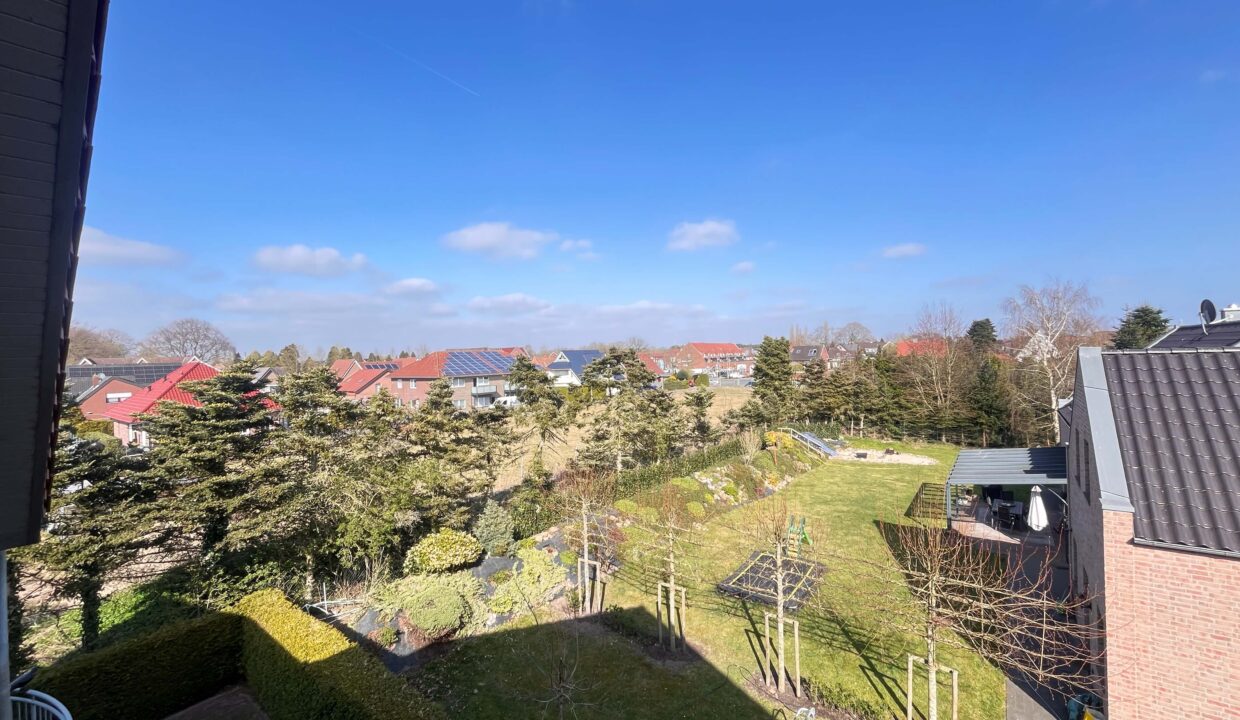 Blick aus dem Fenster